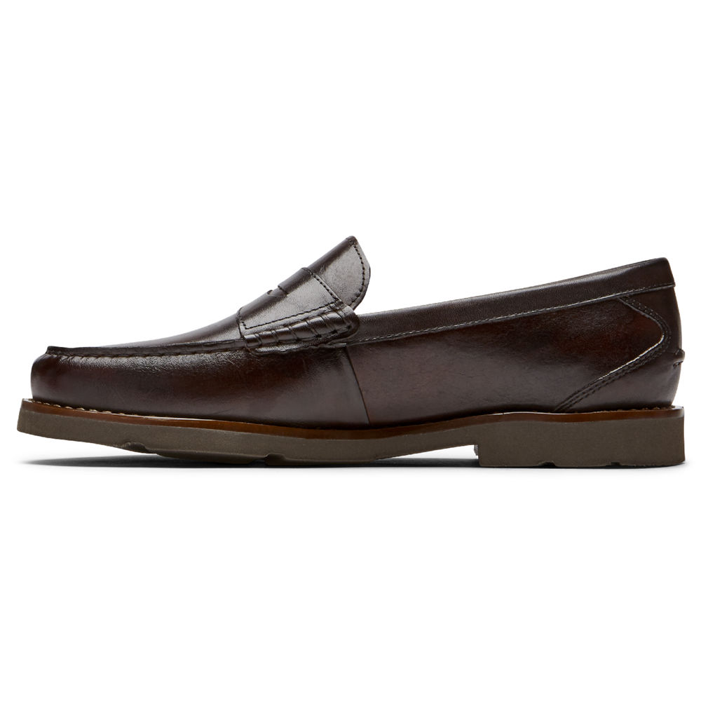 Mocassins Rockport Homem Marrom Escuro - Modern Prep Penny - 37291NXYQ